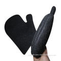 Shower exfoliating gloves-black